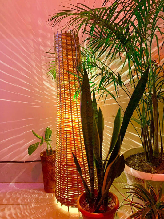 Eco Friendly Bamboo Made Floor Lampshade