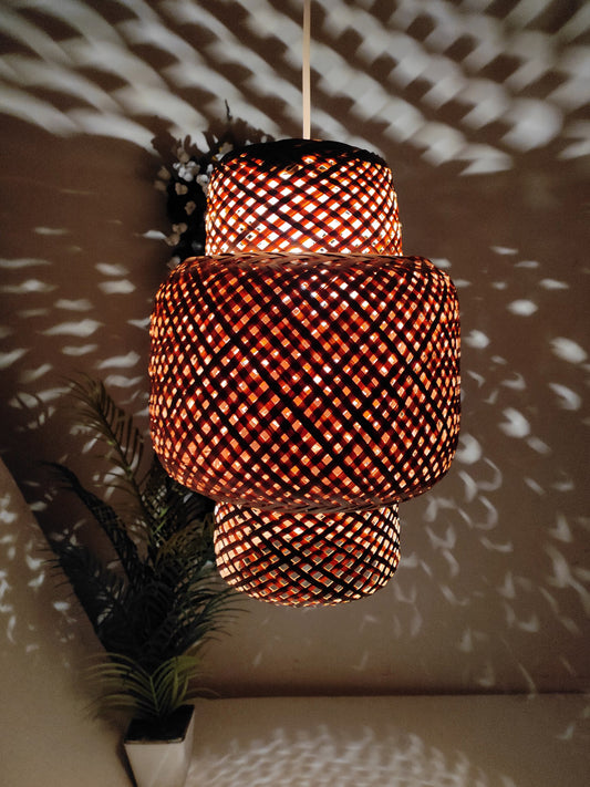 Eco-Friendly Bamboo Made Ceiling Hanging Lampshade
