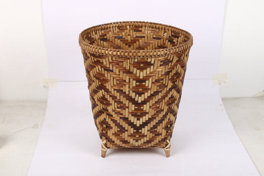 Eco Friendly Handwoven Bamboo Basket