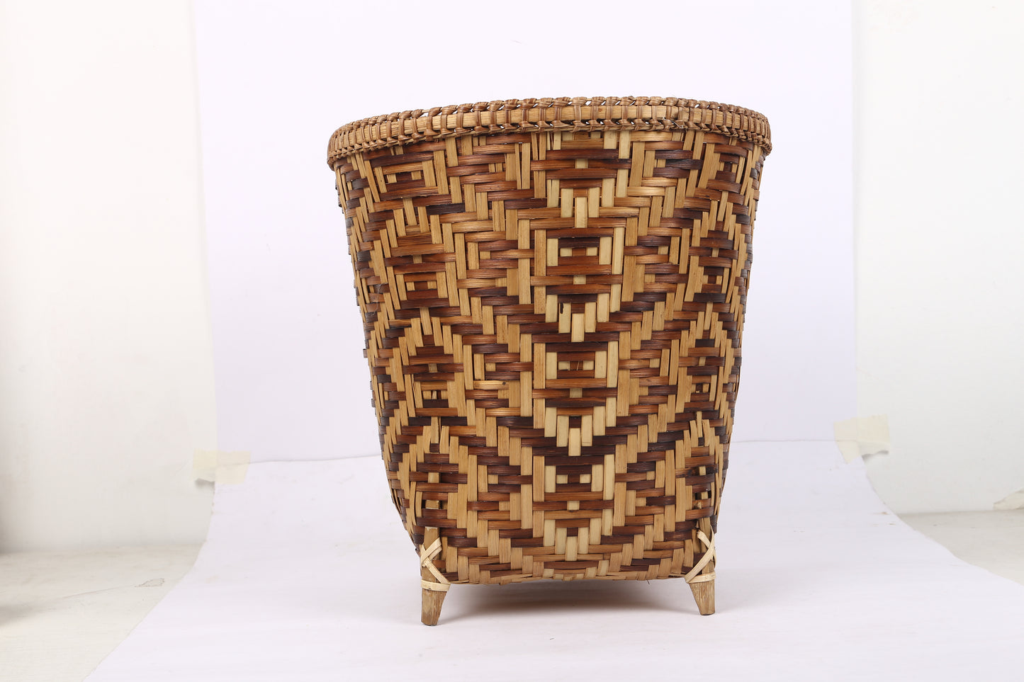 Eco Friendly Handwoven Bamboo Basket