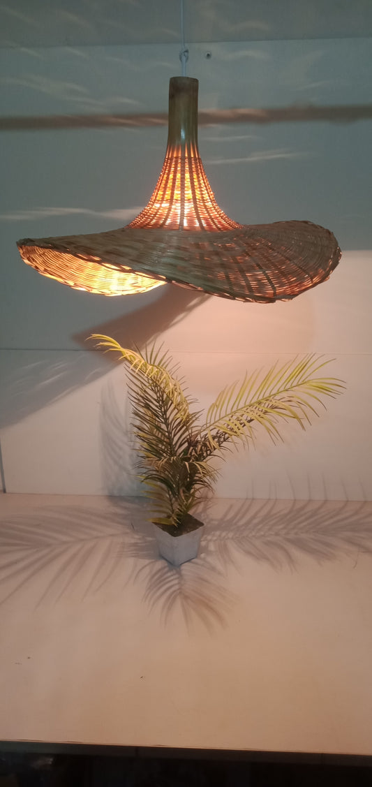 Eco friendly Hancrafted Bamboo Made Horn Design Celling Lampshade