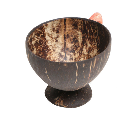Eco Friendly Coconut Shell Tea Cup for Taking Hot Coffee