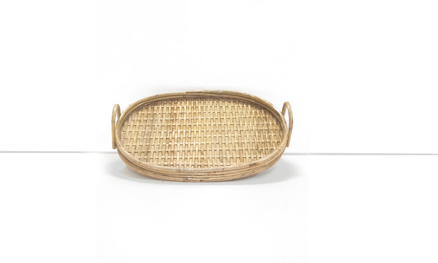 Natural  Cane Made  Food  Serving  Tray