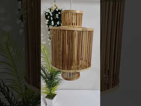 Eco-Friendly Bamboo Made Ceiling Hanging Lampshade